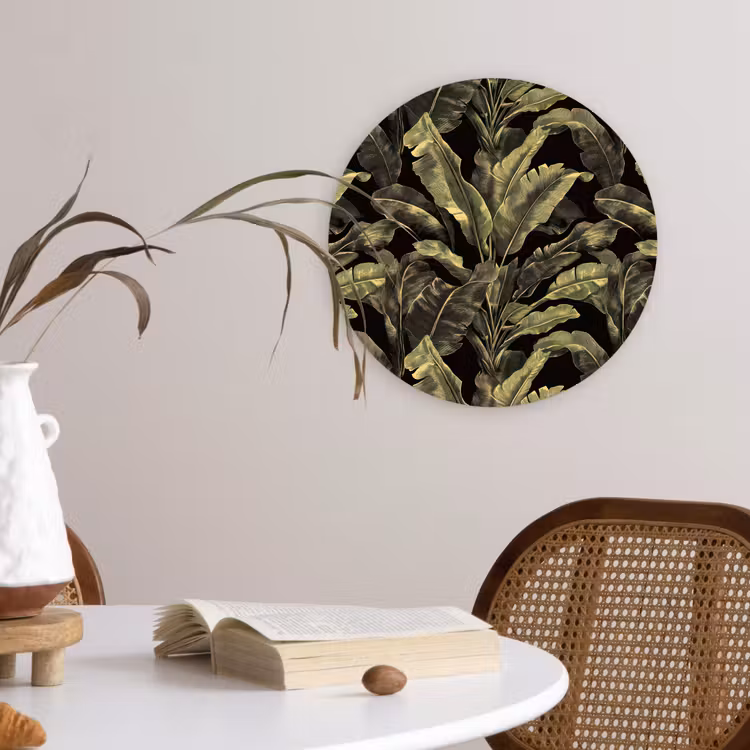 Muurcirkel - Botanisch - Bladeren - Groen — 4