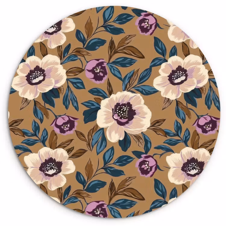 Muurcirkel - Floraal - Stilleven - Kleurrijk — 1
