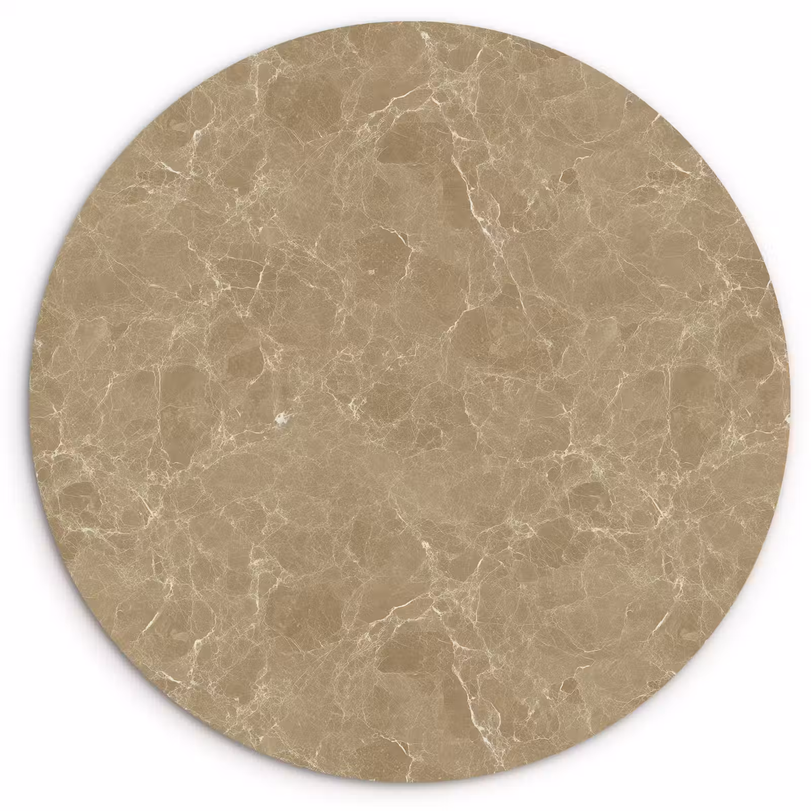 Muurcirkel - Beige - Marmer - Witte aders — 1