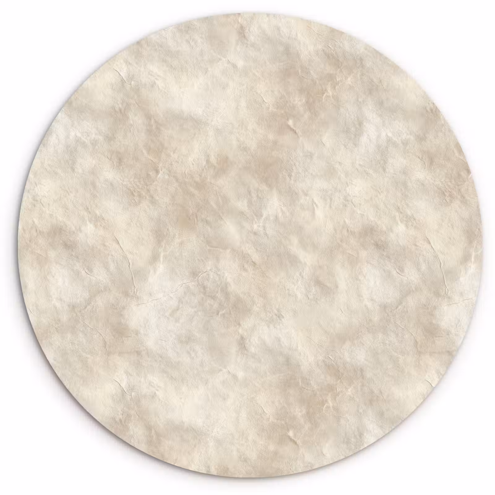 Muurcirkel - Beige - Reliëfstructuur - Natuursteen — 1