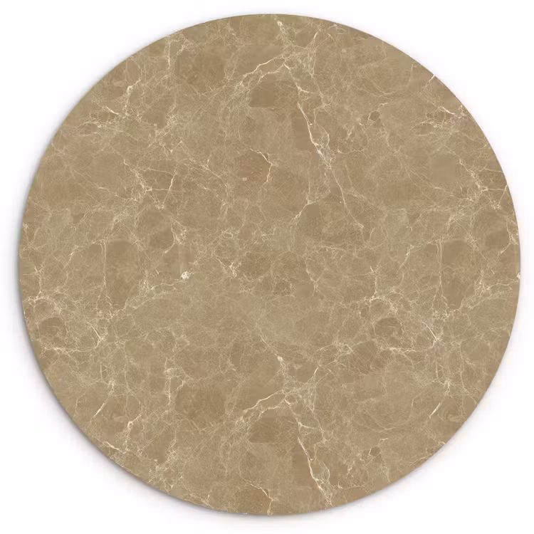 Muurcirkel - Beige - Marmer - Witte aders — 1