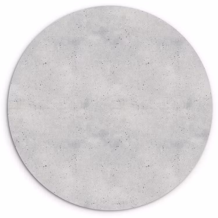 Muurcirkel - Grijs - Beton - Neutraal — 1