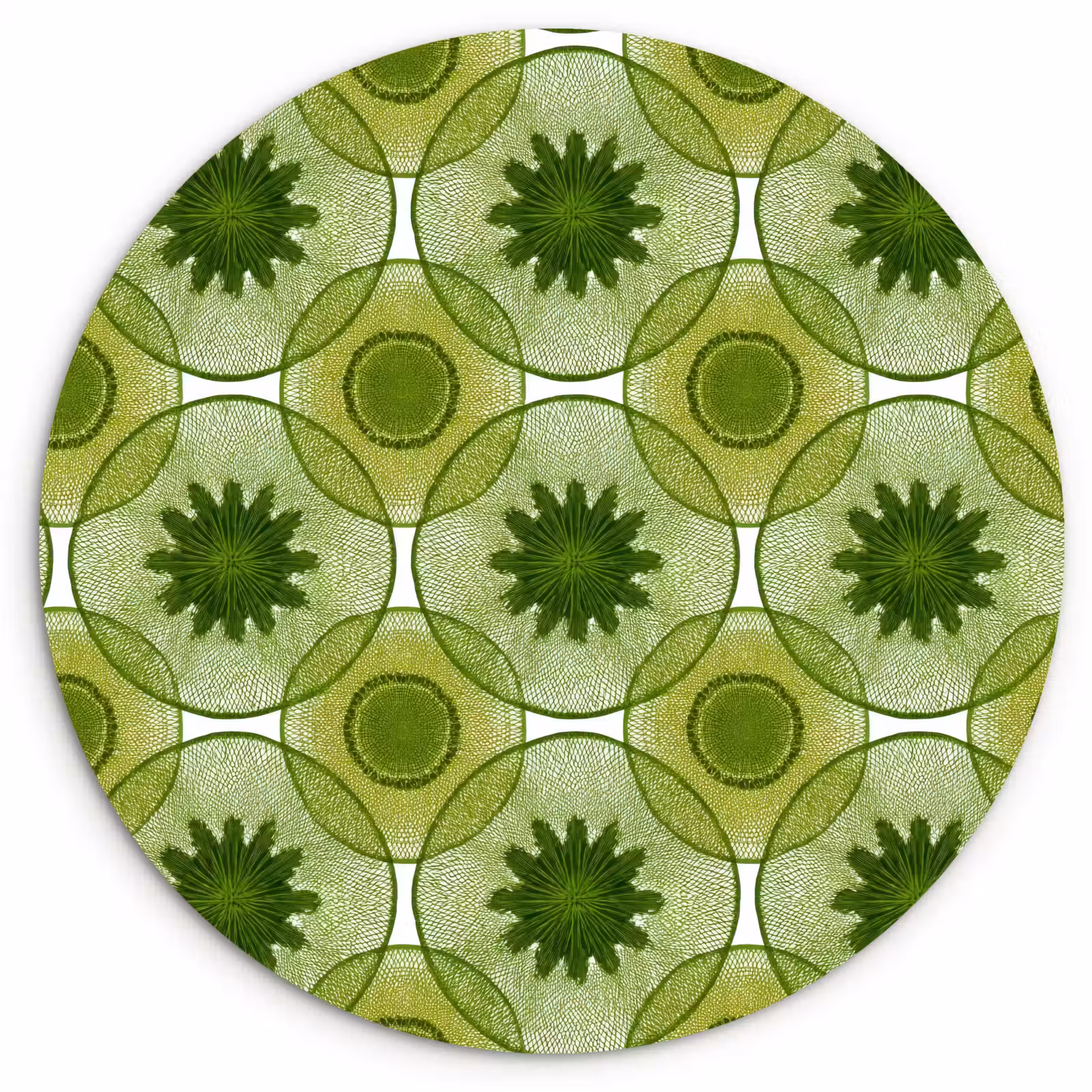 Muurcirkel - Cirkels - Patroon - Groen — 1