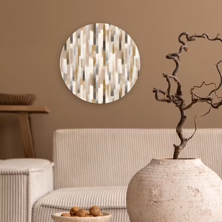 Muurcirkel - Abstract - Patroon - Kwaststreken — 2