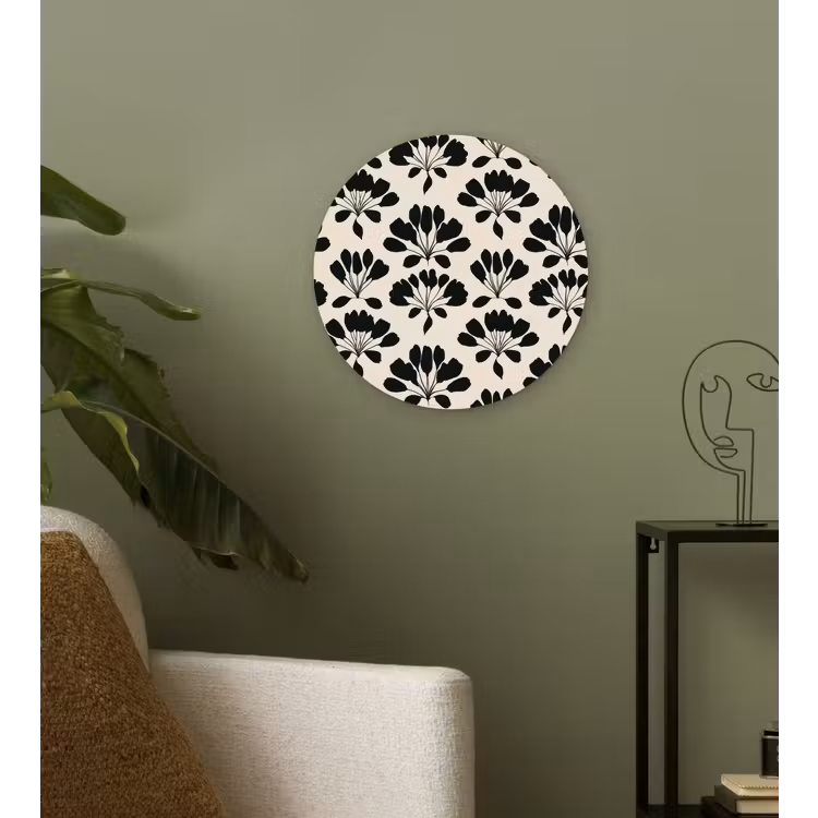 Muurcirkel - Abstract - Patroon - Zwart — 3