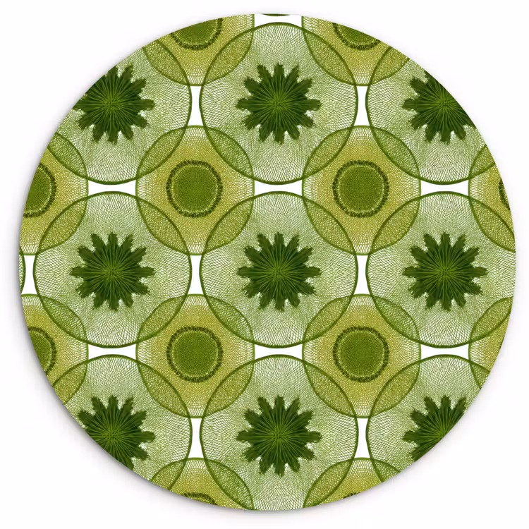 Muurcirkel - Cirkels - Patroon - Groen — 1