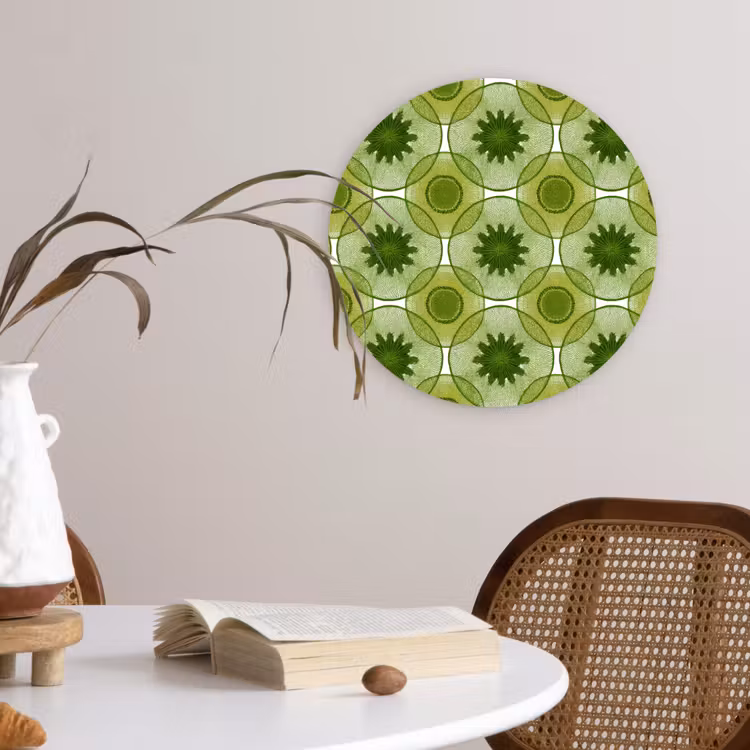 Muurcirkel - Cirkels - Patroon - Groen — 4