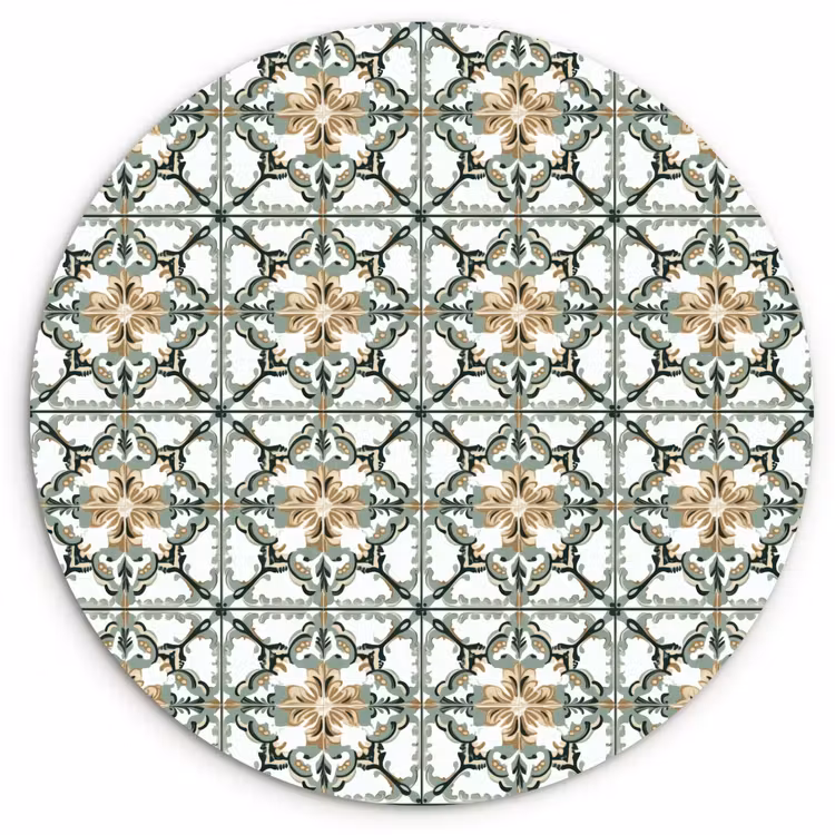 Muurcirkel - Floraal - Verweerd - Keurrijk — 1