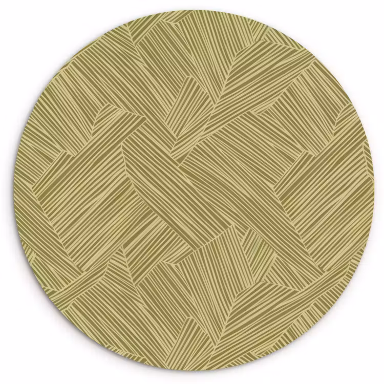 Muurcirkel - Abstract - Modern - Groen — 1