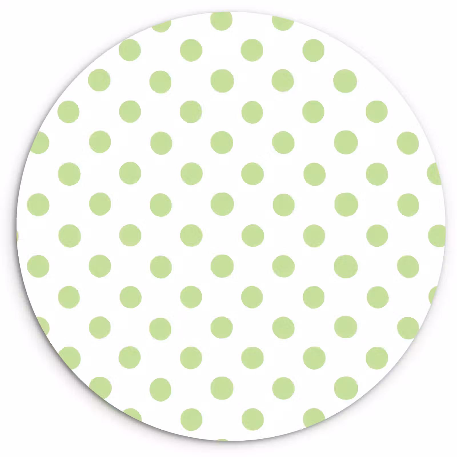 Muurcirkel - Dots - Klassiek - Groen — 1