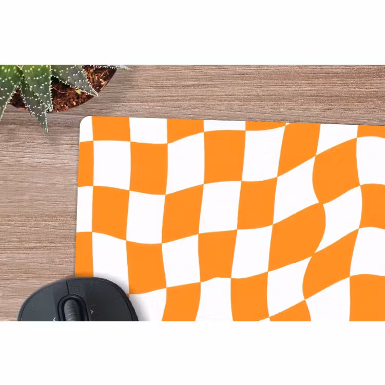 Muismat - Golvend - Patroon - Oranje — 4