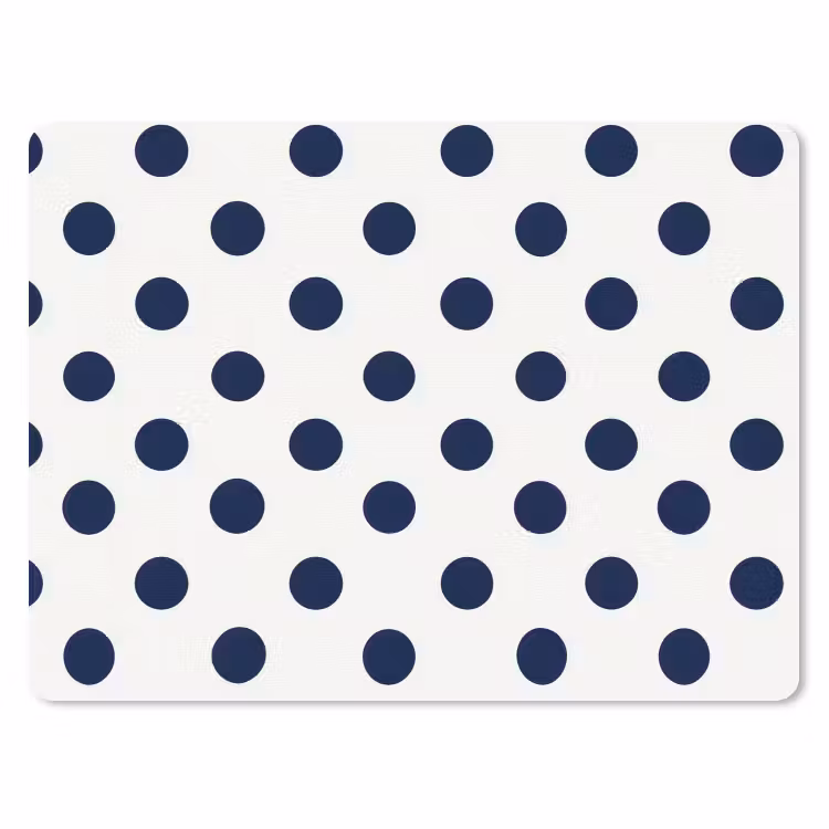 Muismat - Klassiek - Stippen - Blauw — 1