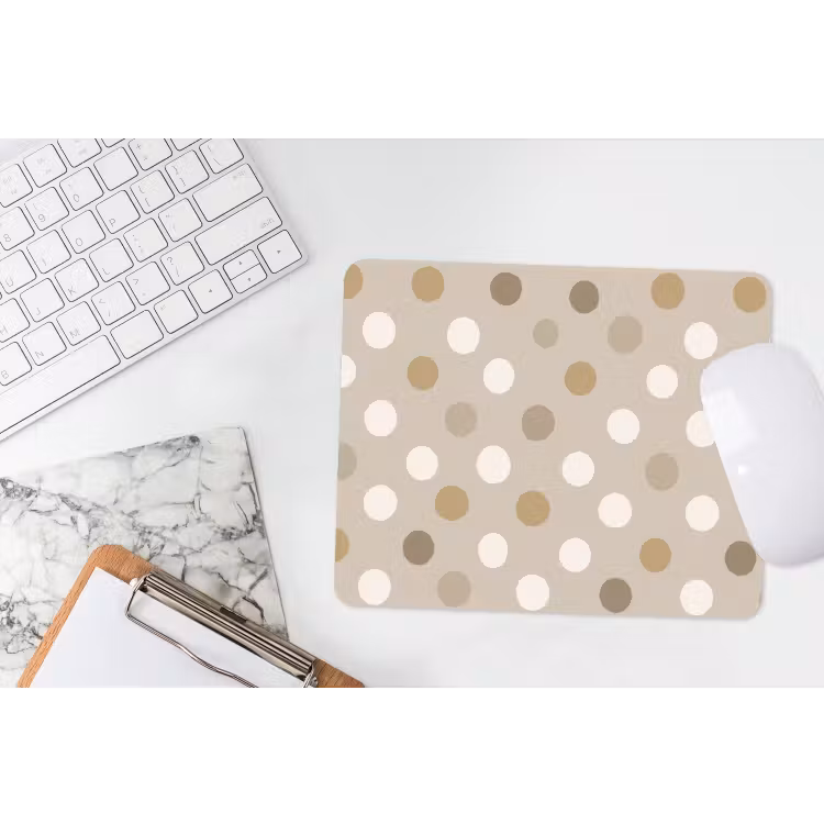 Muismat - Polka - Dots - Beige — 2