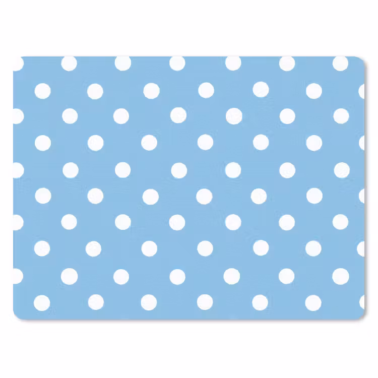 Muismat - Polka - Dots - Blauw — 1