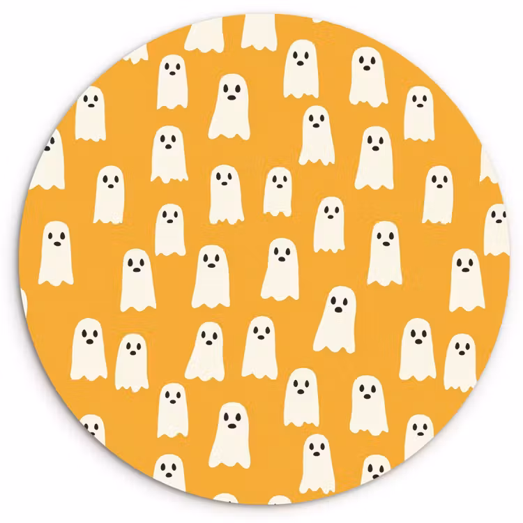 Muurcirkel - Halloween - Spookjes - Oker — 1