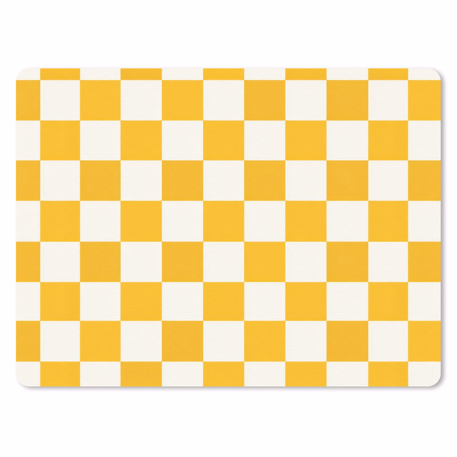 Muismat - Traditioneel - Patroon - Geel — 1