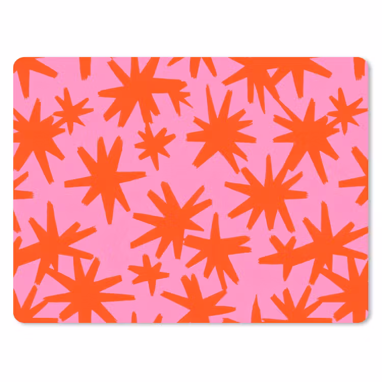 Muismat - Modern - Sterren - Roze — 1