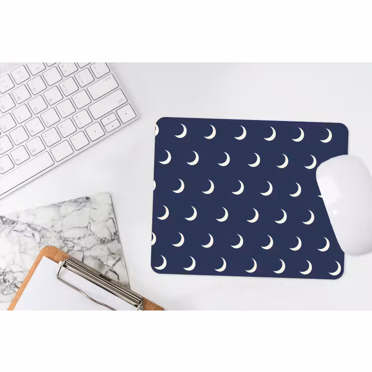 Muismat - Patroon - Manen - Blauw — 2