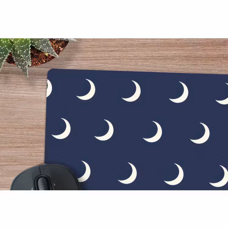 Muismat - Patroon - Manen - Blauw — 4