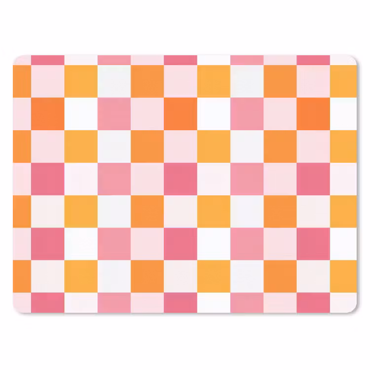 Muismat - Patroon - Vierkant - Roze — 1