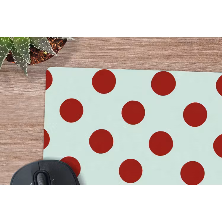 Muismat - Polka - Dots - Rood — 4