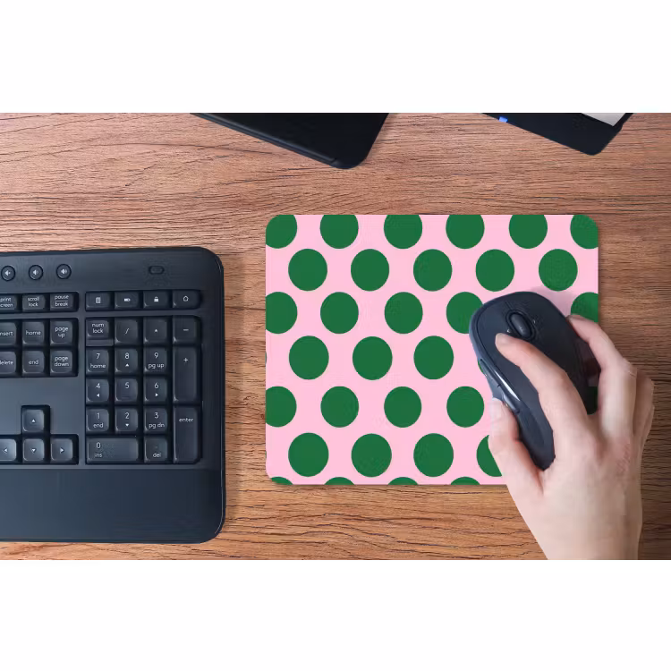 Muismat - Polkadots - Patroon - Groen — 3
