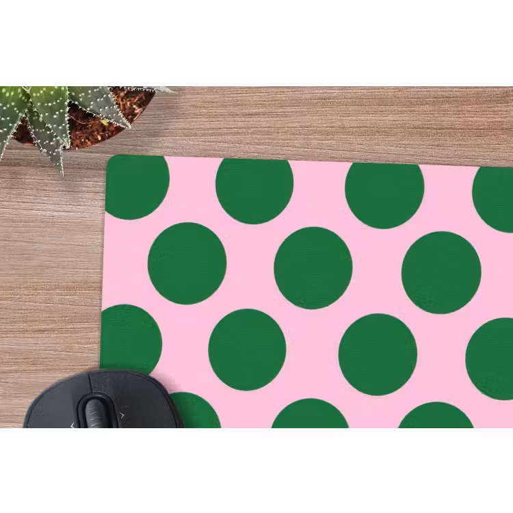 Muismat - Polkadots - Patroon - Groen — 4