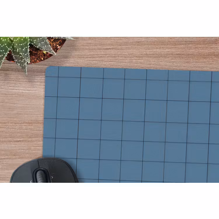 Muismat - Ruiten - Geometrisch - Blauw — 4