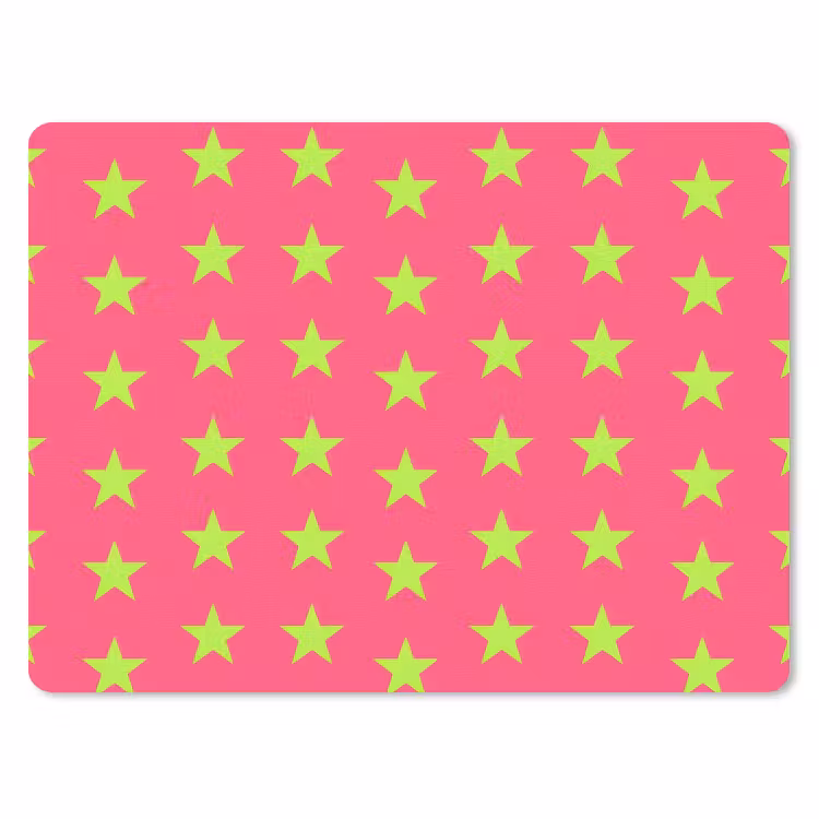 Muismat - Sterren - Patroon - Roze — 1