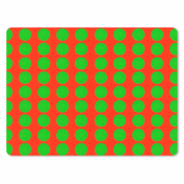 Muismat - Stippen - Patroon - Groen — 1