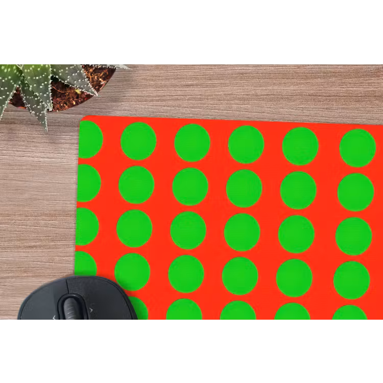Muismat - Stippen - Patroon - Groen — 4