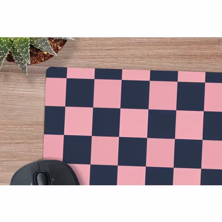 Muismat - Traditioneel - Patroon - Blauw - Roze — 4
