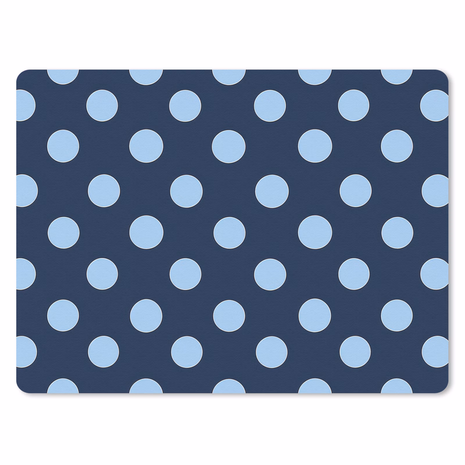 Muismat - Klassiek - Dots - Blauw — 1
