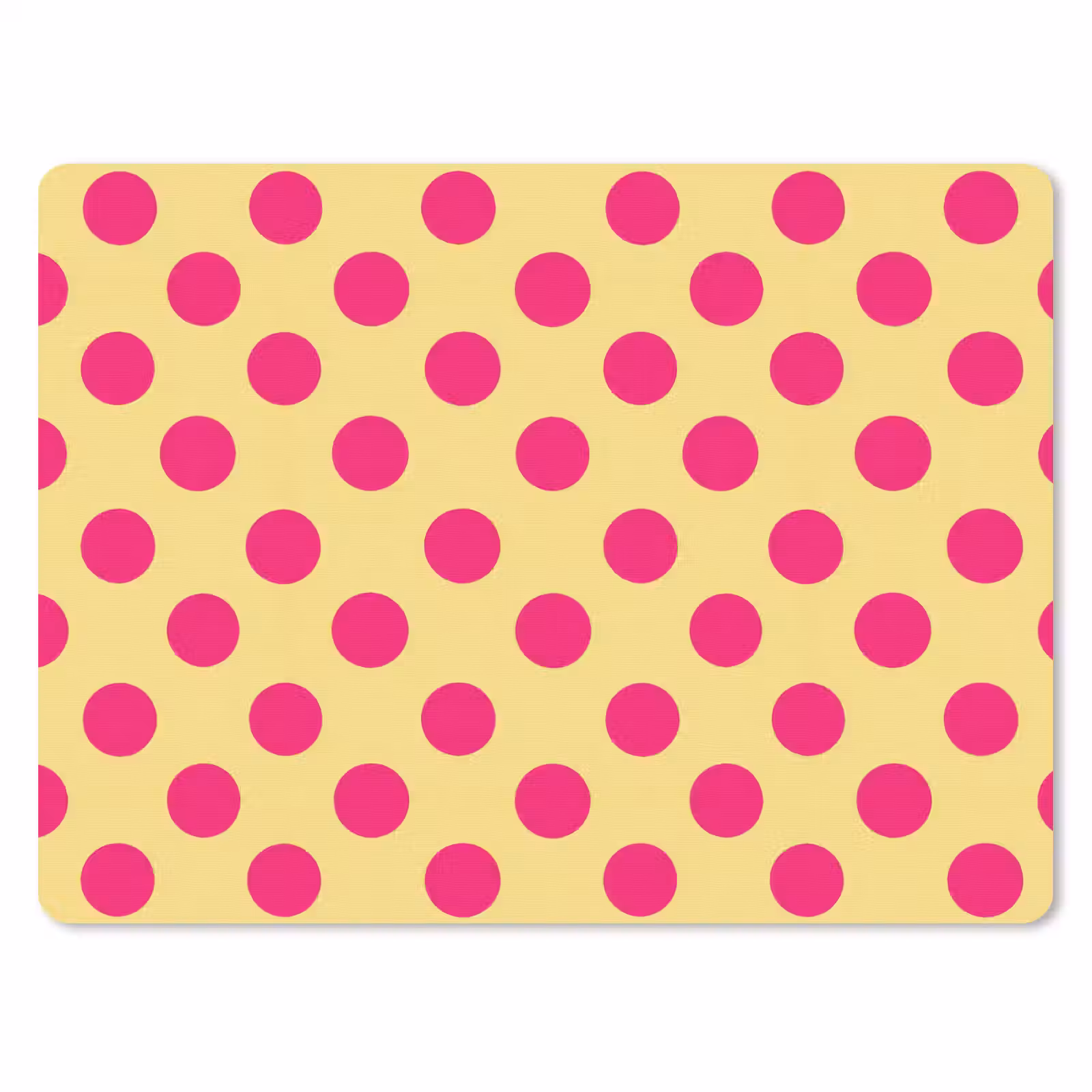 Muismat - Roze - Stippen - Geel — 1