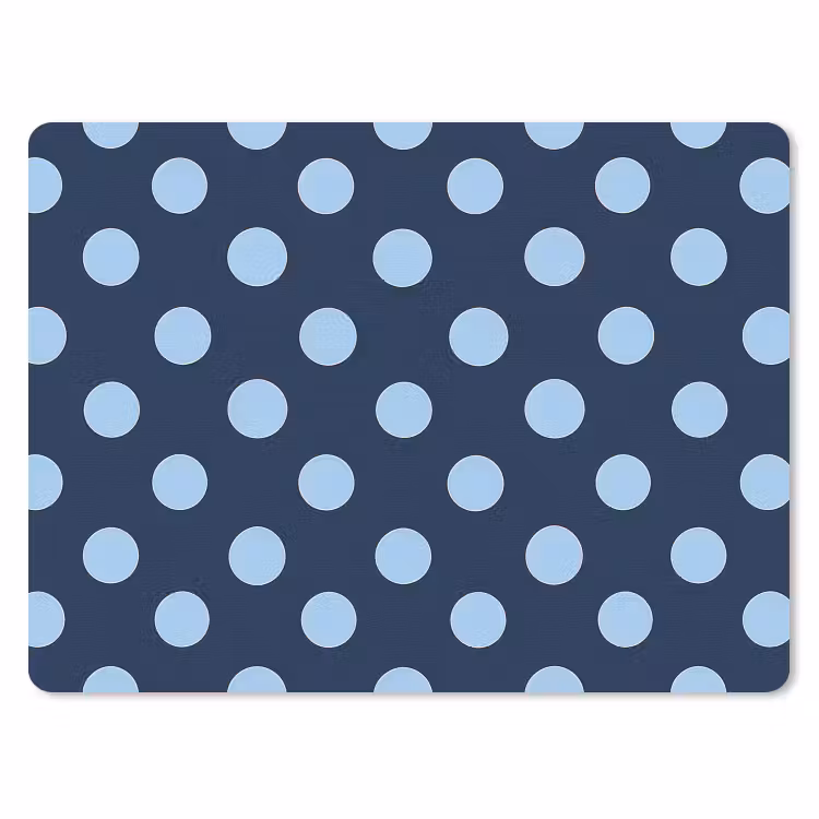 Muismat - Klassiek - Dots - Blauw — 1