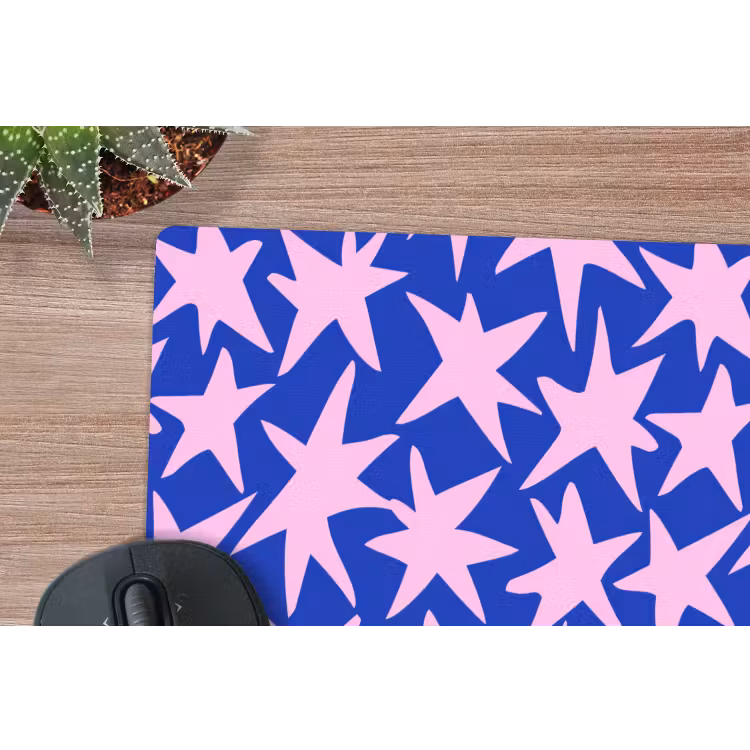 Muismat - Modern - Sterren - Blauw — 4
