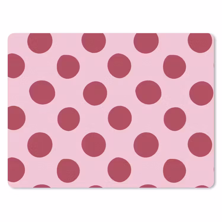 Muismat - Stippen - Patroon - Bordeaux — 1
