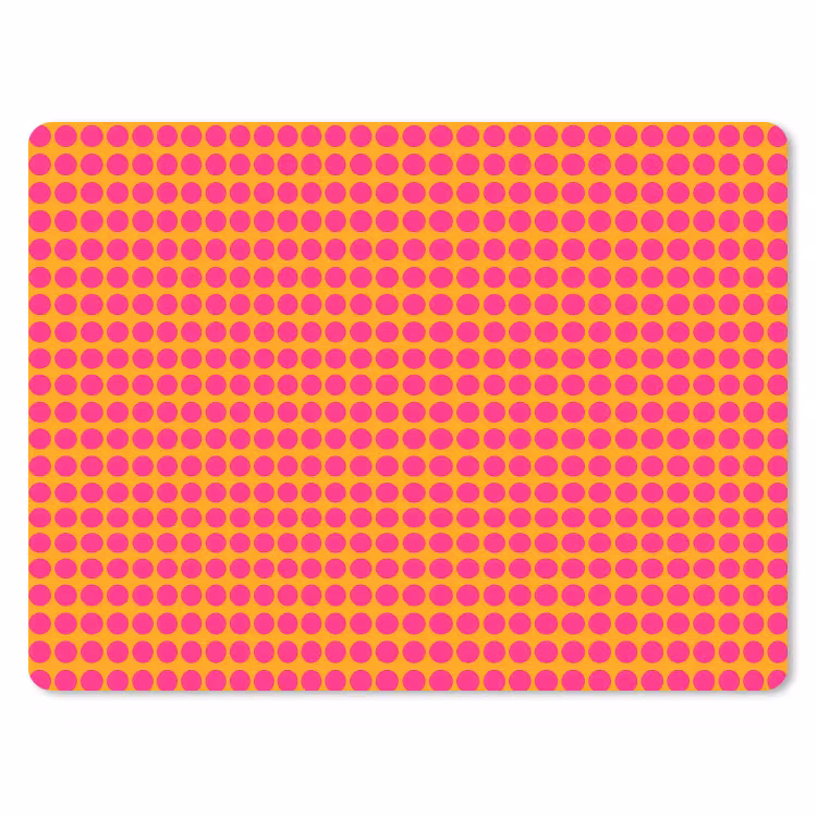 Muismat - Stippen - Patroon - Oranje — 1
