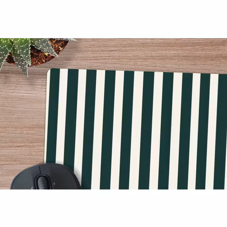 Muismat - Strepen - Klassiek - Groen — 4