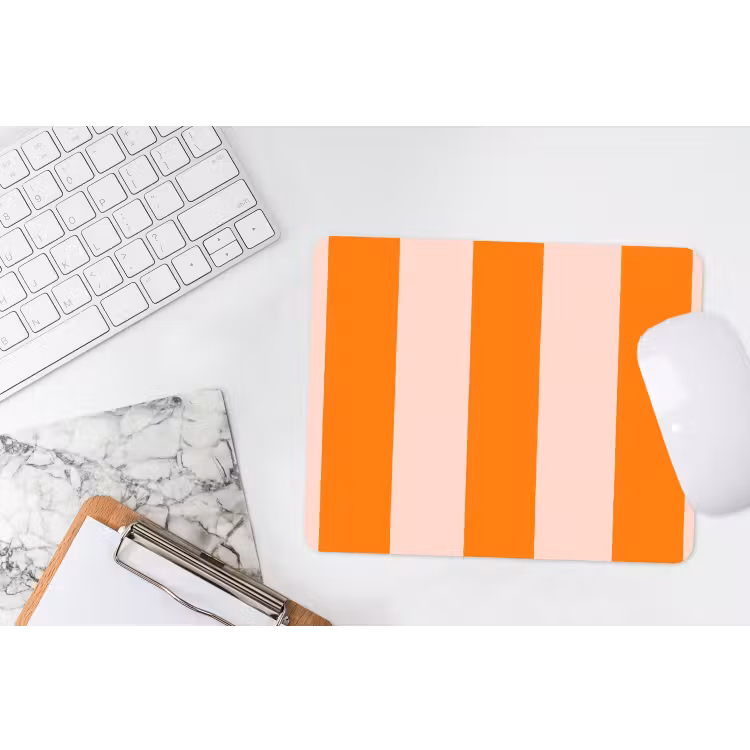 Muismat - Strepen - Modern - Oranje — 2