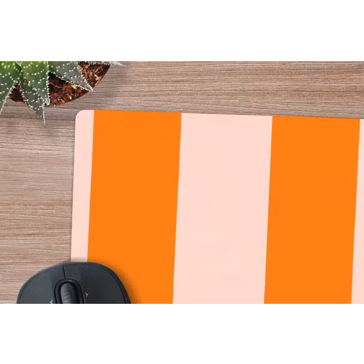 Muismat - Strepen - Modern - Oranje — 4