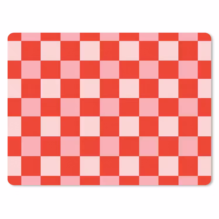 Muismat - Vierkant - Klassiek - Rood — 1