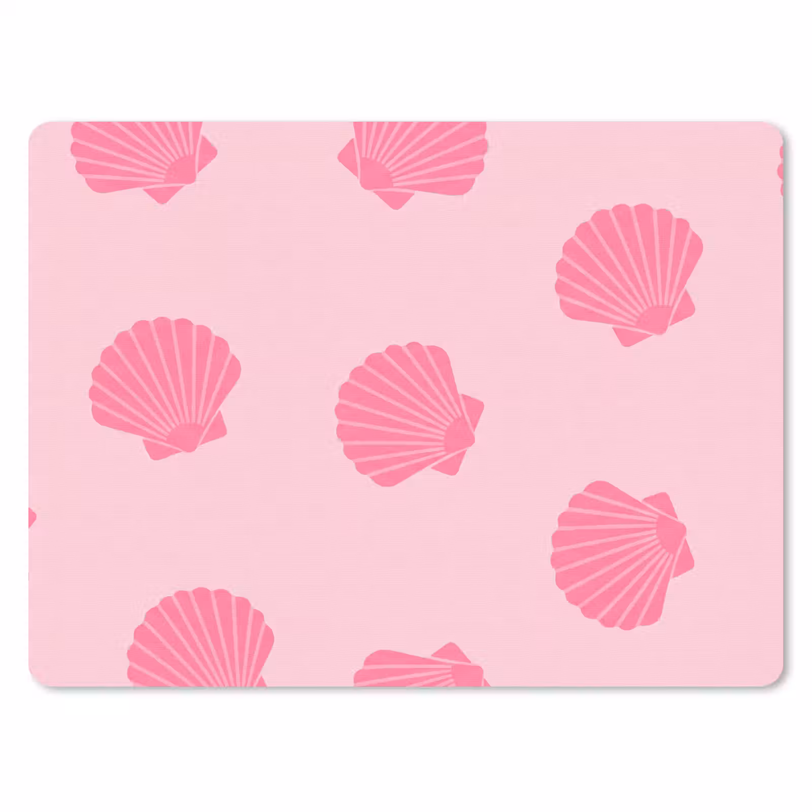 Muismat - Schelp - Patroon - Zee - Modern - Roze — 1