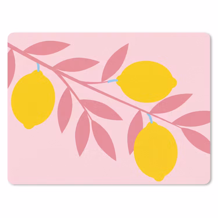 Muismat - Fruit - Tak - Natuur - Abstract - Roze — 1