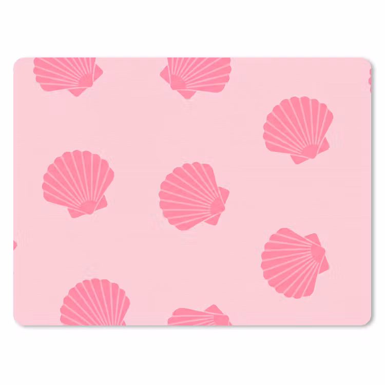 Muismat - Schelp - Patroon - Zee - Modern - Roze — 1