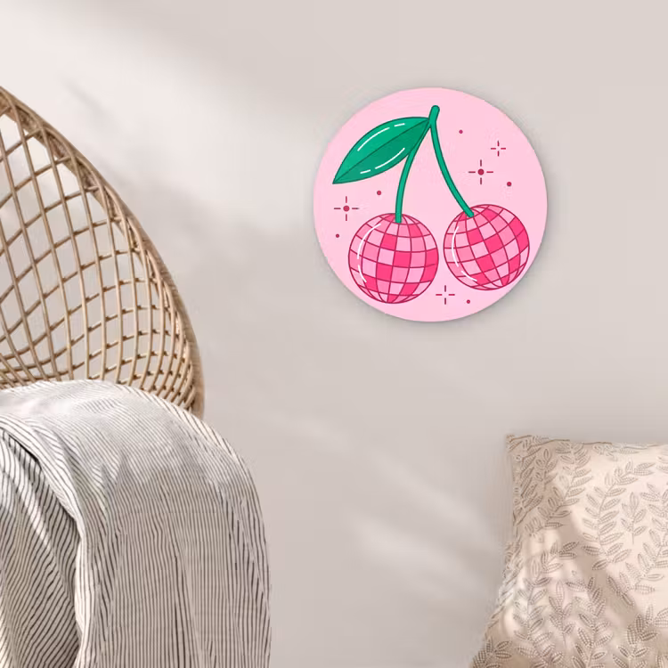 Muurcirkel - Decoratie - Disco-bal - Feest - Roze — 5