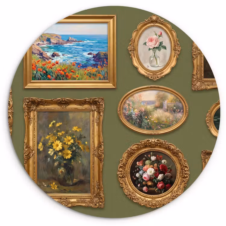 Muurcirkel - Hert - Bos - Natuur - Klassiek - Dieren — 1