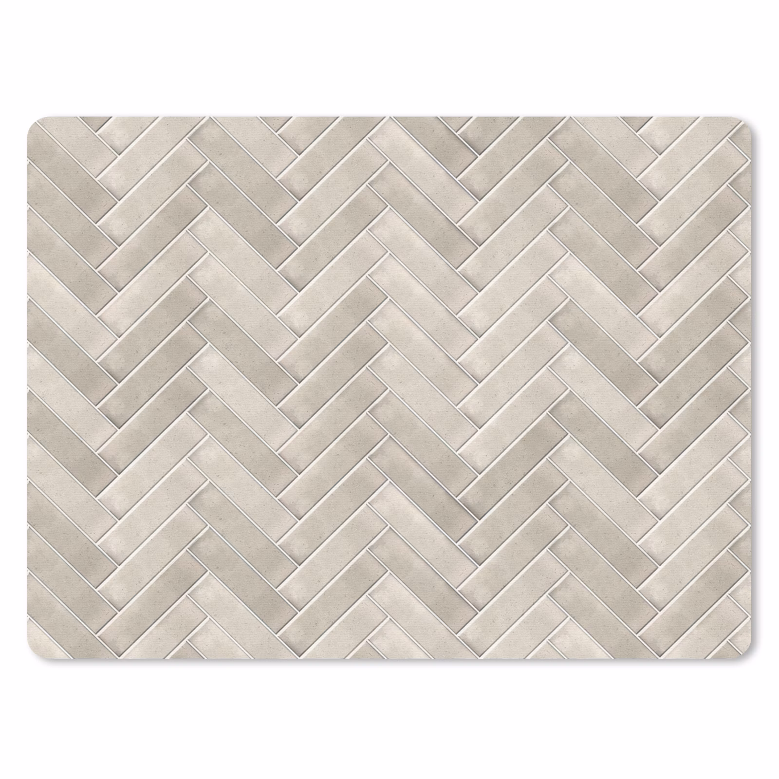 Muismat - Visgraat - Wandtegel - Beige — 1