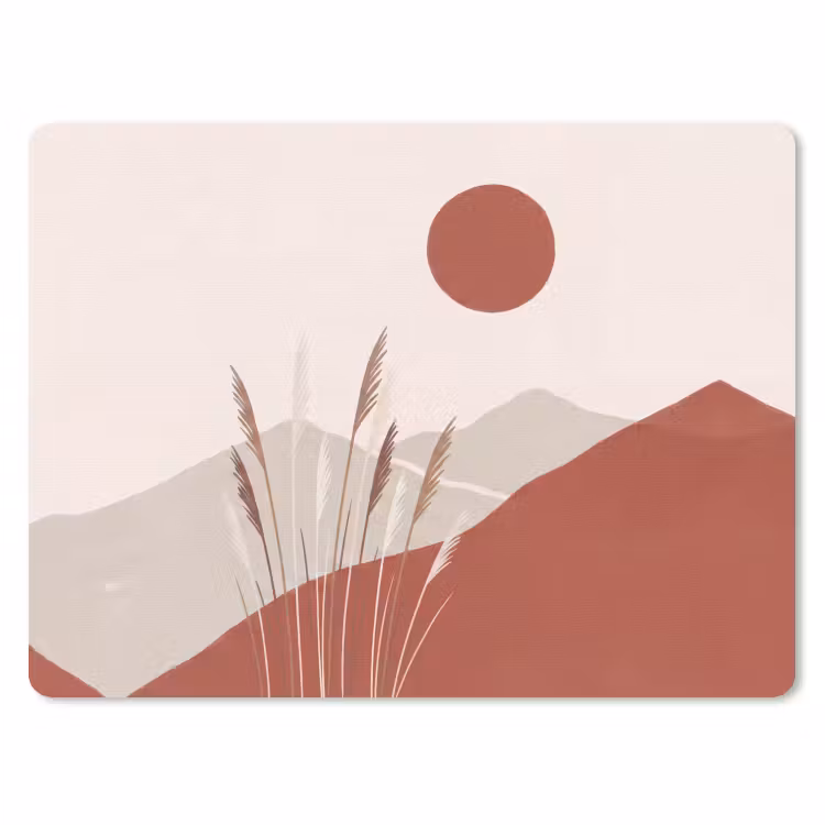 Muismat - Gras - Landschap - Natuur - Abstract - Beige — 1