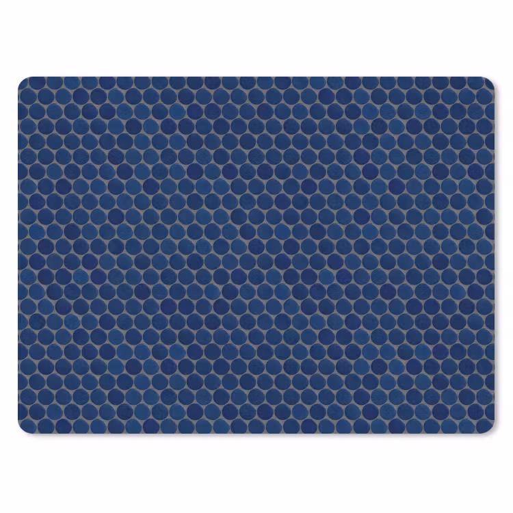 Muismat - Penny - Mozaïek - Donkerblauw — 1